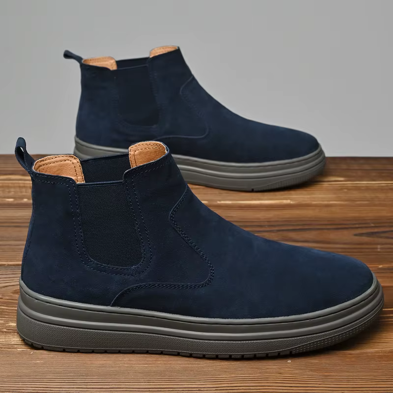 Marque italienne automne hiver hommes chaussures hautes conférence