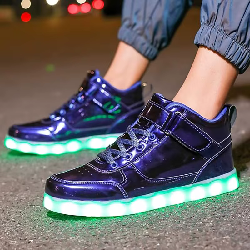 Chaussures Led femmes hommes baskets lumineuses unisexe