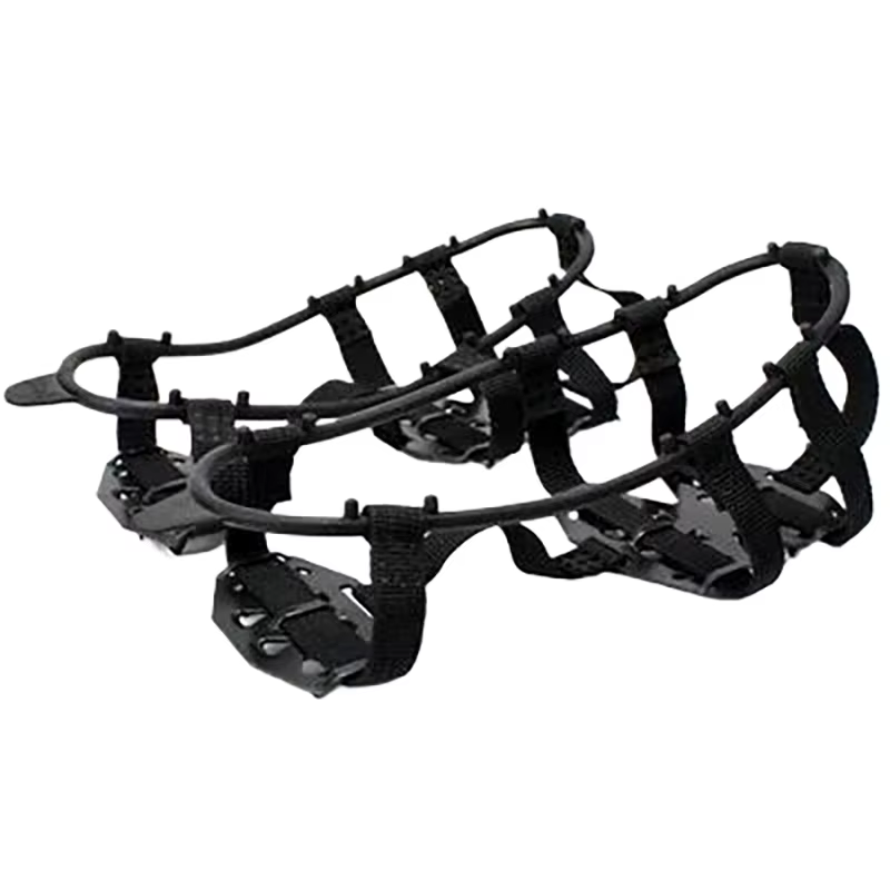 Crampons coordonnants M L pour chaussures, couvre-chaussures, 24 dents, poignées à glace, bottes de randonnée, chaussures d'escalade, pointes d'escalade, 1 paire