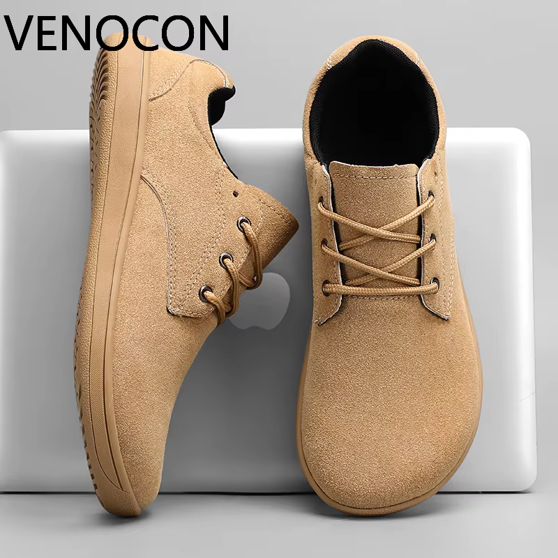 VENOCON pieds nus hommes baskets large boule orteil nez