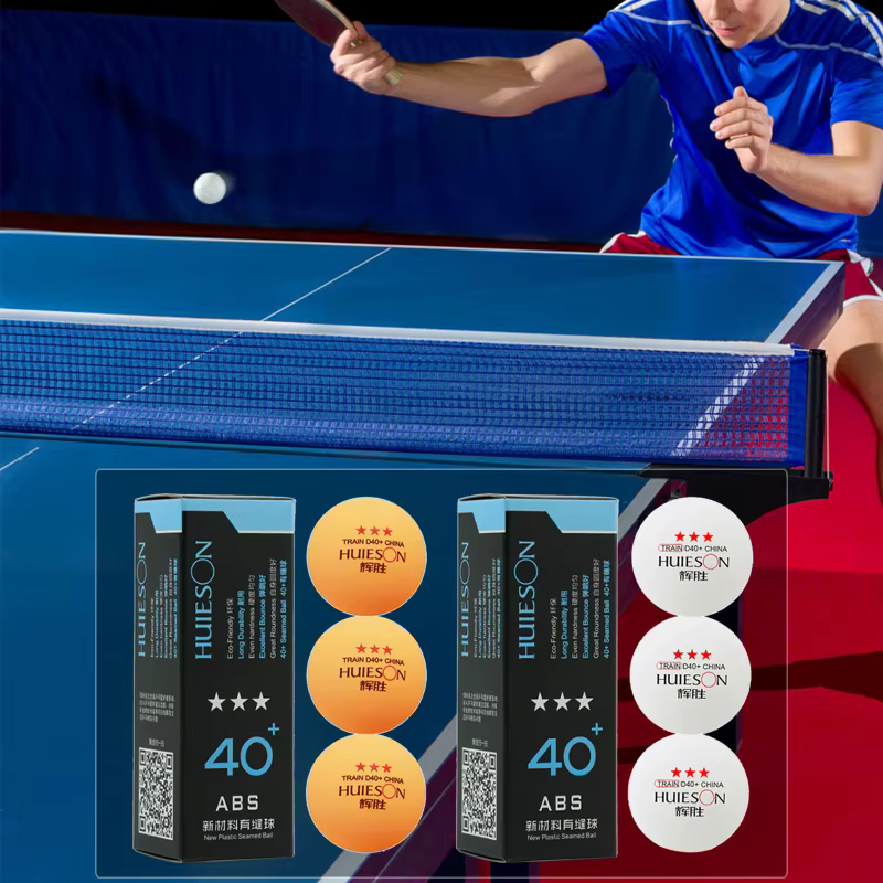 Balles tennis table sport balles tennis table blanches/oranges taille officielle 40 mm + balles professionnelles