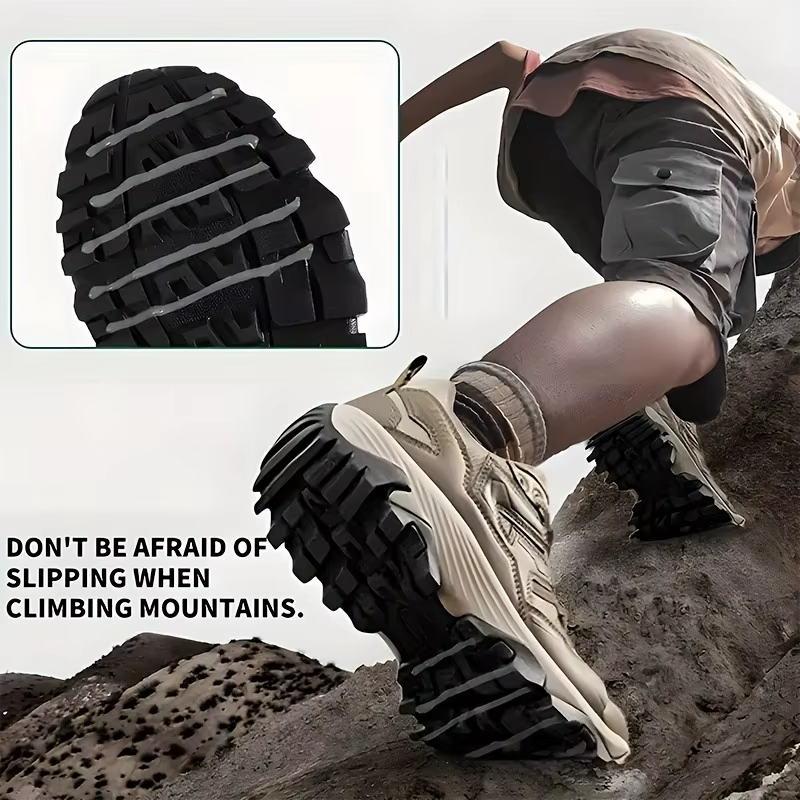 KJM Caoutchouc de poignée à semelle antidérapante : traction robuste pour baskets/chaussures de sport – Idéal pour la randonnée/salle à pied