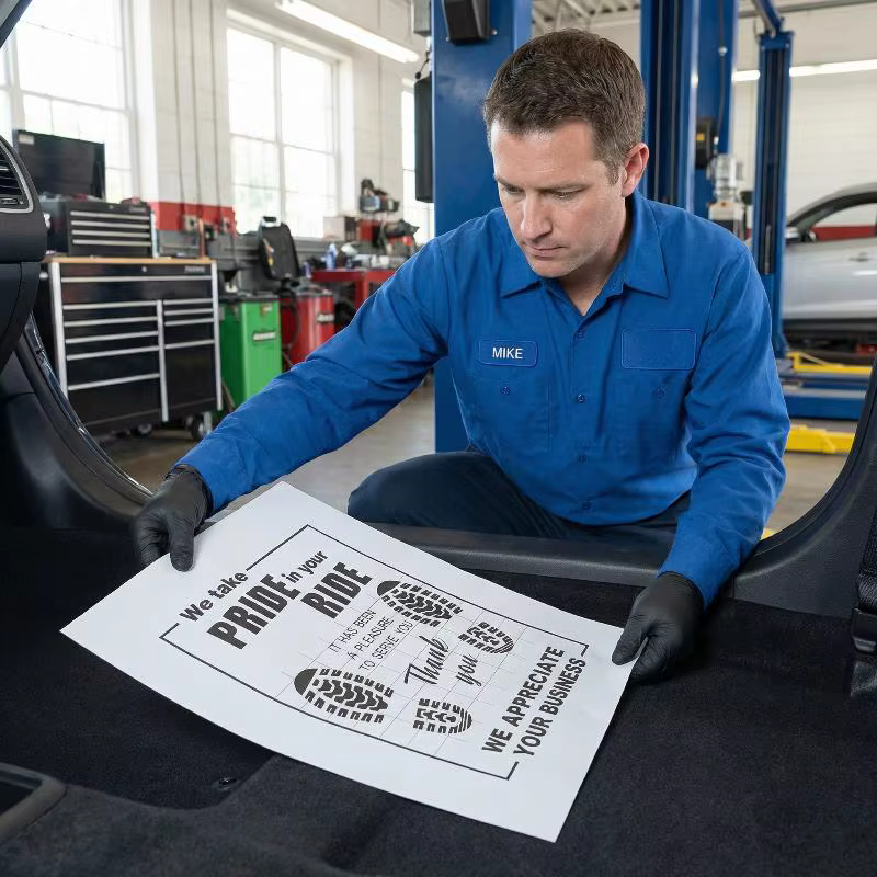 Tapis de sol jetables pour voiture, imperméables, antidérapants, en papier, pour l'entretien et le nettoyage de l'intérieur du véhicule