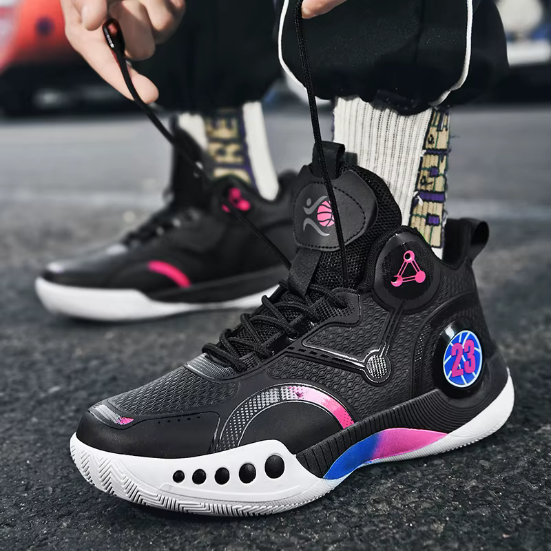 Nouvelles chaussures de basket-ball montantes