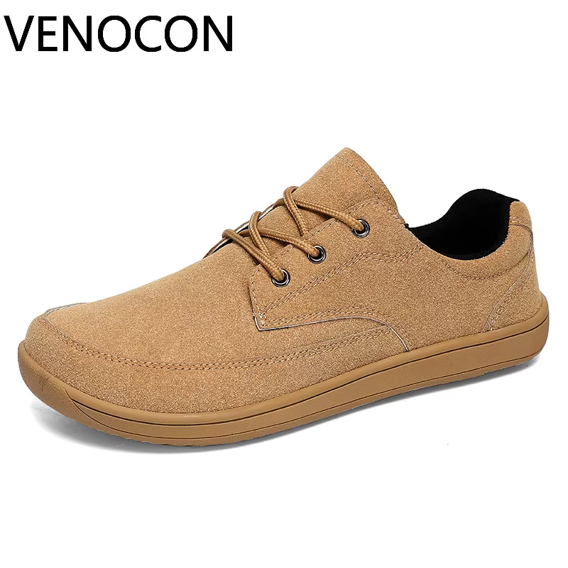 VENOCON pieds nus hommes baskets avec bout large nez