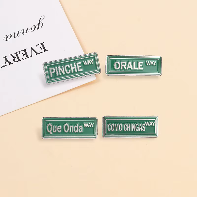 Broches en émail Pinche Way, Slang mexicain, No Mames Way COMO CHINGAS WAY, Humour drôle, Badges de revers, Bijoux, Cadeau pour amis