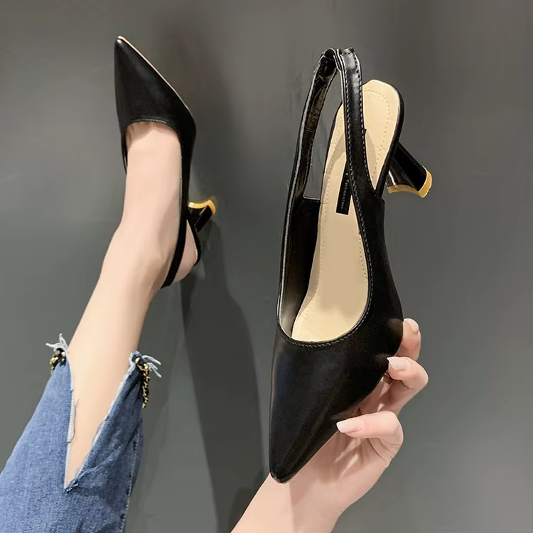 Nouvelles sandales à talons hauts pointus pour femmes