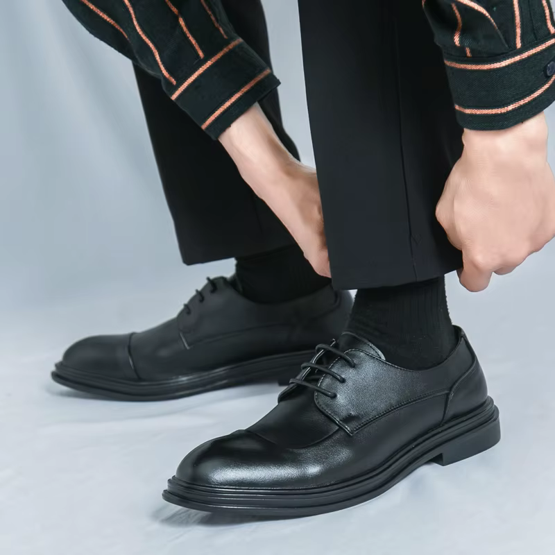Chaussures habillées de banquet pour hommes de marque classique pointues