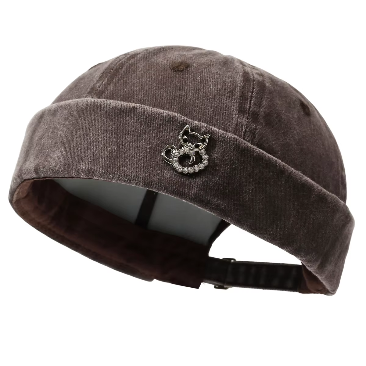 Casquette hip-hop style Hong Kong, casquette délavée pour femme, casquette tendance streetwear pour homme, casquette rétro polyvalente en forme de melon