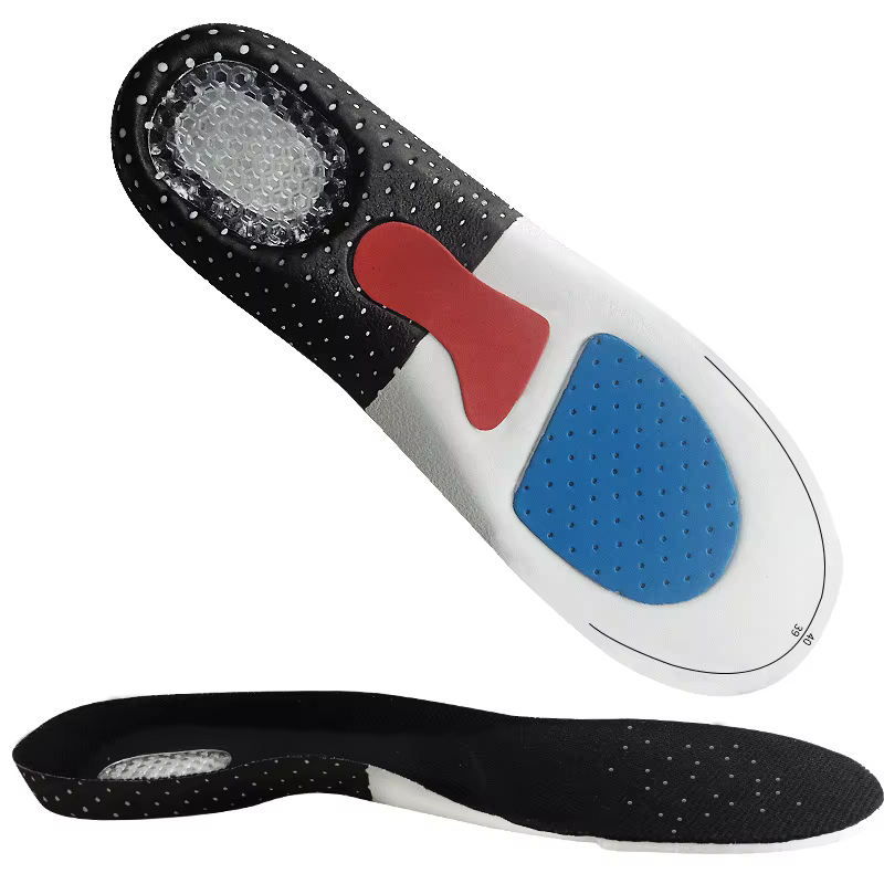 Semelles intérieures de chaussures de course d'été en Silicone à semelle souple pour hommes et femmes