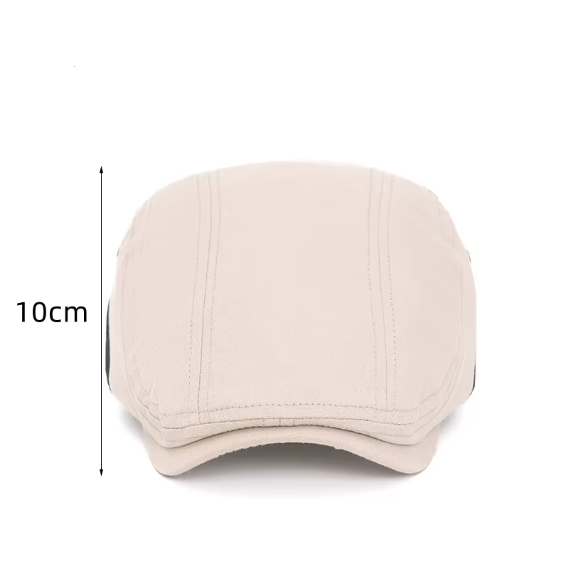 Béret Vintage Patchwork Printemps-Été pour Hommes et Femmes, Style Artiste Peintre, Béret Plat Ivy