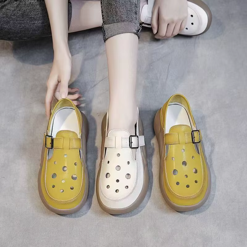 Chaussures pour femmes 2025 été femmes chaussures décontractées pour l'extérieur baskets imperméables plage anti-dérapant tongs décontractées chaussures plates souples