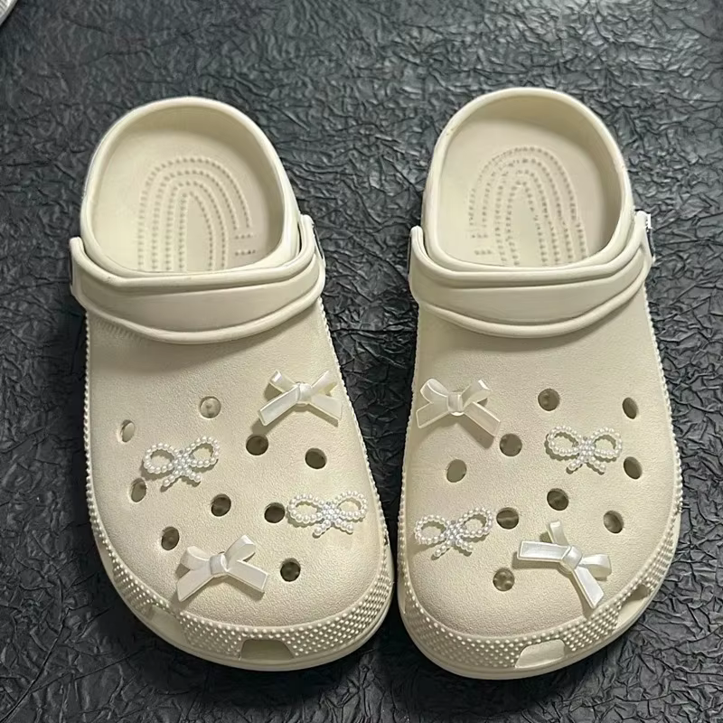 Offre Spéciale : Breloques de Chaussures DIY Élégantes en Forme de Nœud pour Sabots