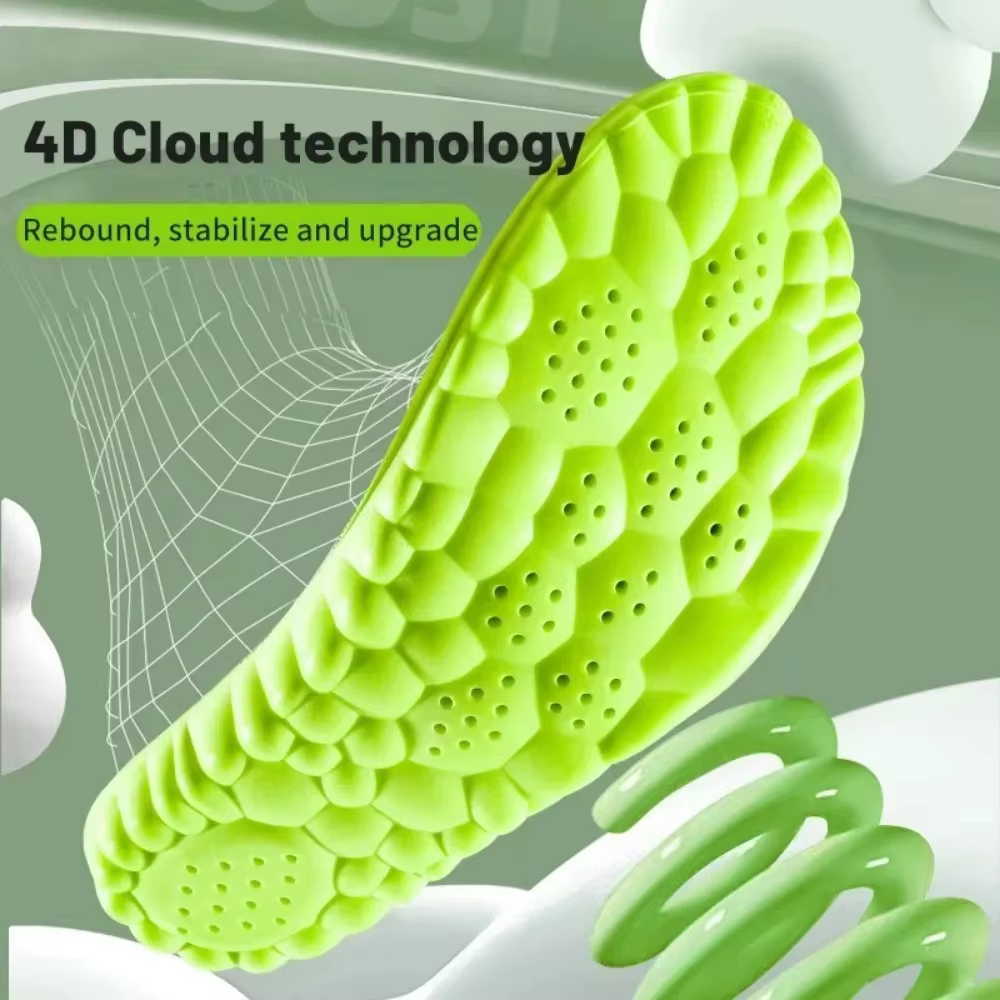 Semelles intérieures 4D Sport ultra-douces pour chaussures