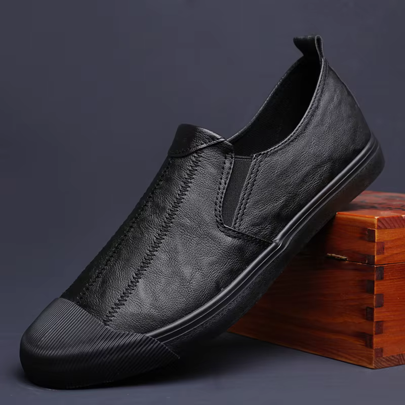 Chaussures décontractées en cuir PU pour hommes