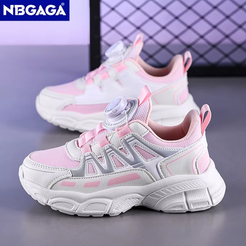 Chaussures de sport légères en cuir pour filles