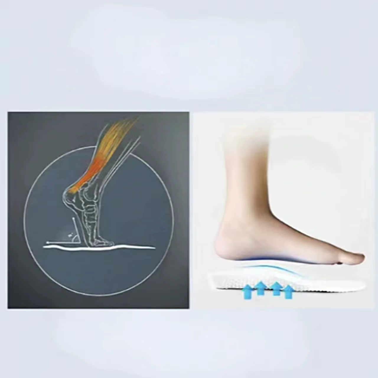 Semelle intérieure de chaussure de sport unisexe