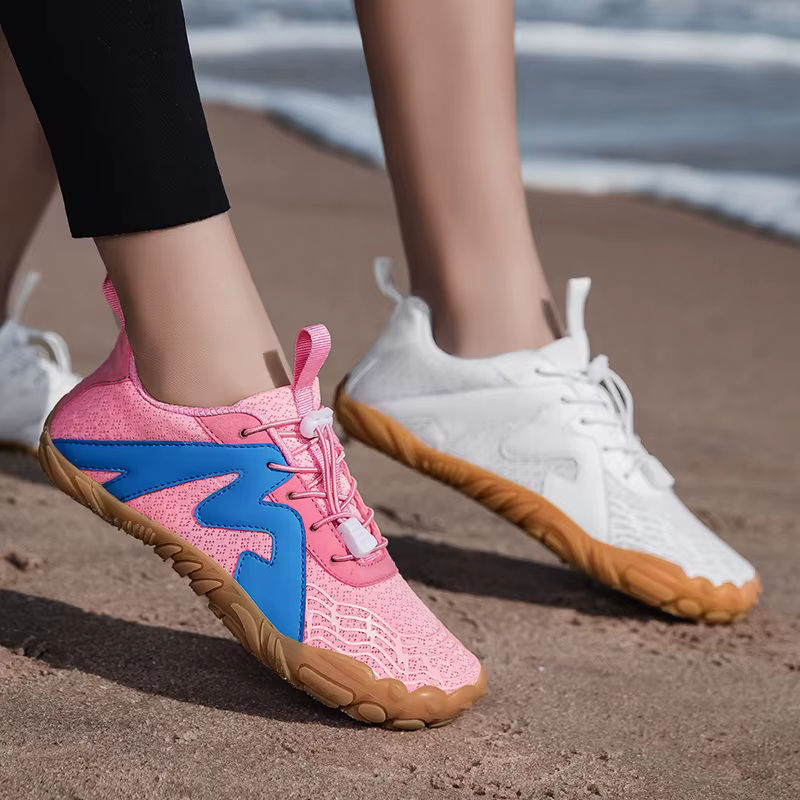 Baskets pieds nus pour femmes et hommes