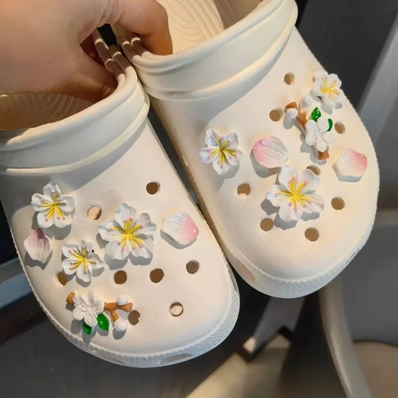 Ensemble de fleurs de cerisier 3D