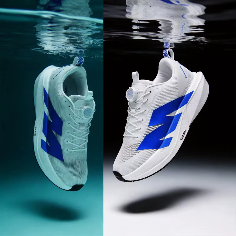 Chaussures de course pour hommes à boucle rotative