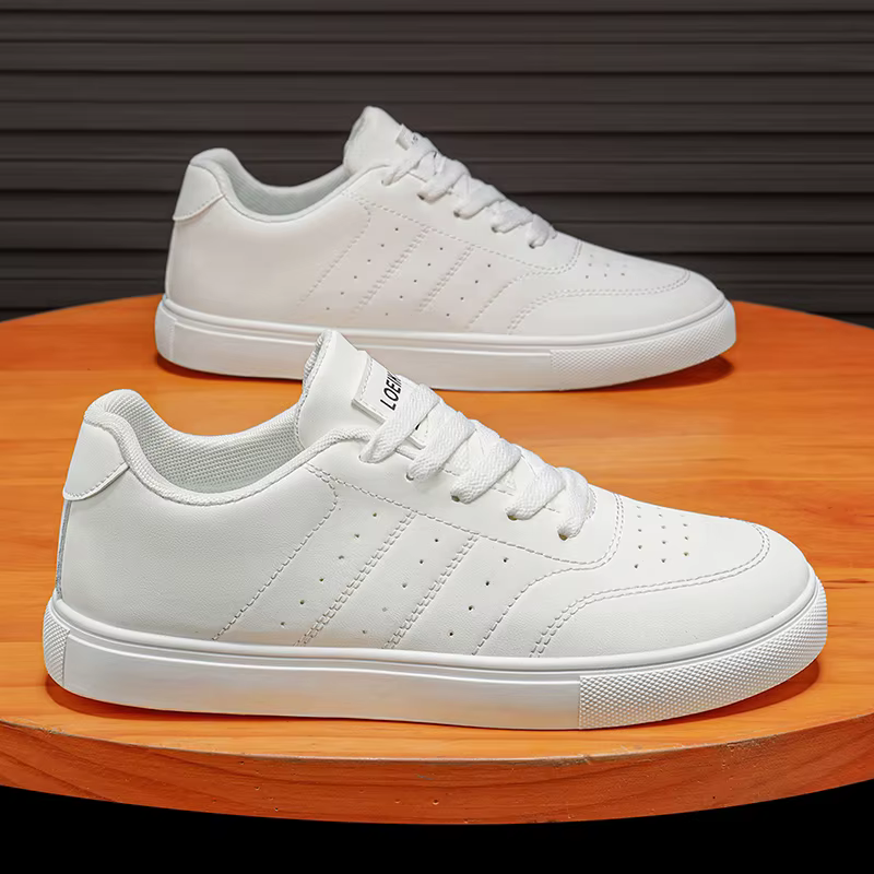Sneakers classiques décontractées pour hommes | Chaussures de skate minimalistes à lacets