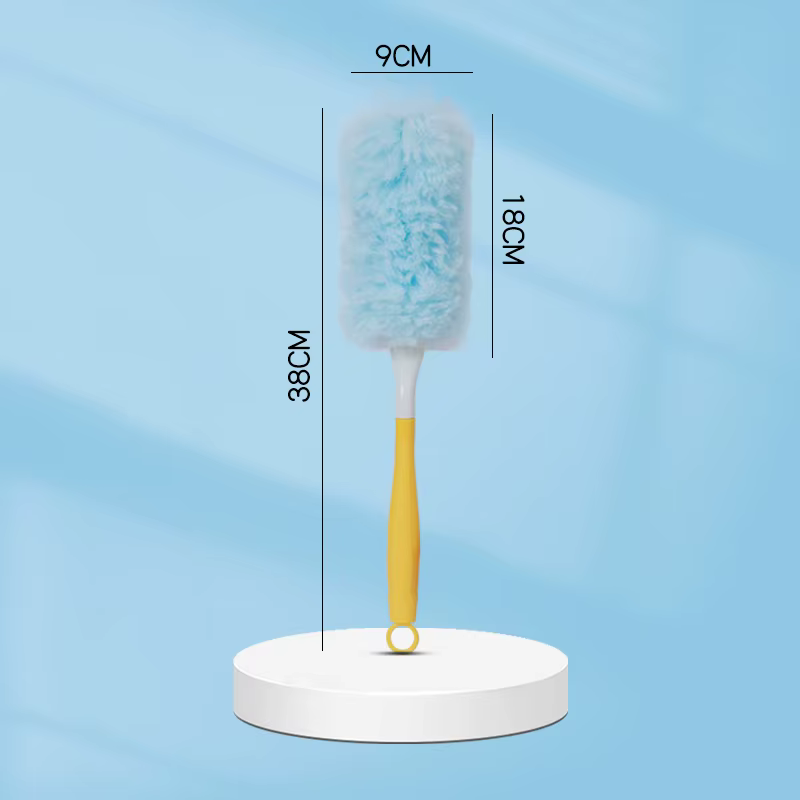 Double face 360 °   Le plumeau électrostatique est utilisé pour le nettoyage à grande échelle de poussière, de toiles d'araignées et de collecte de poussière jetable