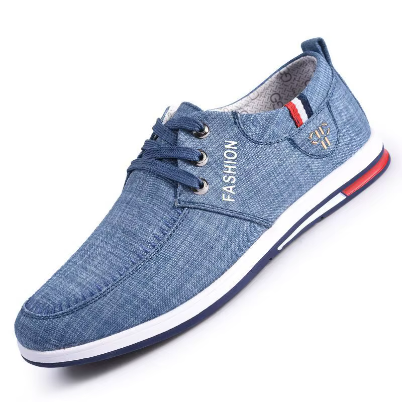 Chaussures en toile pour homme style coréen Beijing Old Man – Anti-odeur