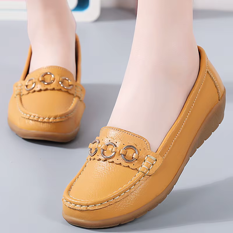 Femme chaussures doux talons bas