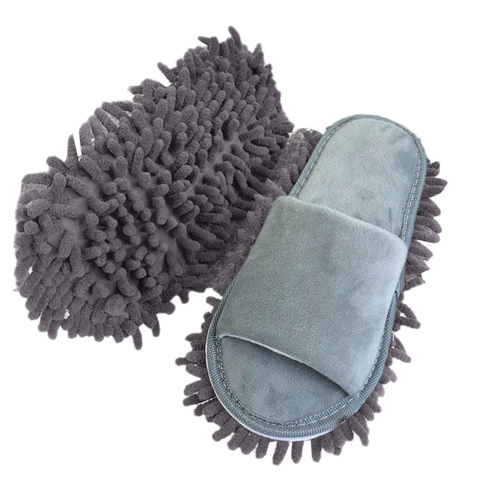 Pantoufles multifonctions en microcarence pour livres de sol, chaussures de nettoyage paresseuses, chaussures anti-poussière pour la maison