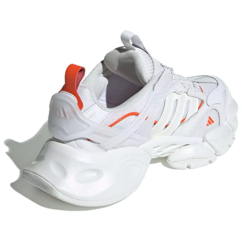 Adidas XLG Runner Deluxe Unisex Low Top Dad Shoes Blanc Orange