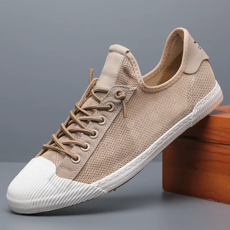 Chaussures en toile à lacets pour hommes