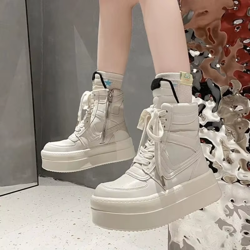 Chaussures à plateforme épaisse pour femme