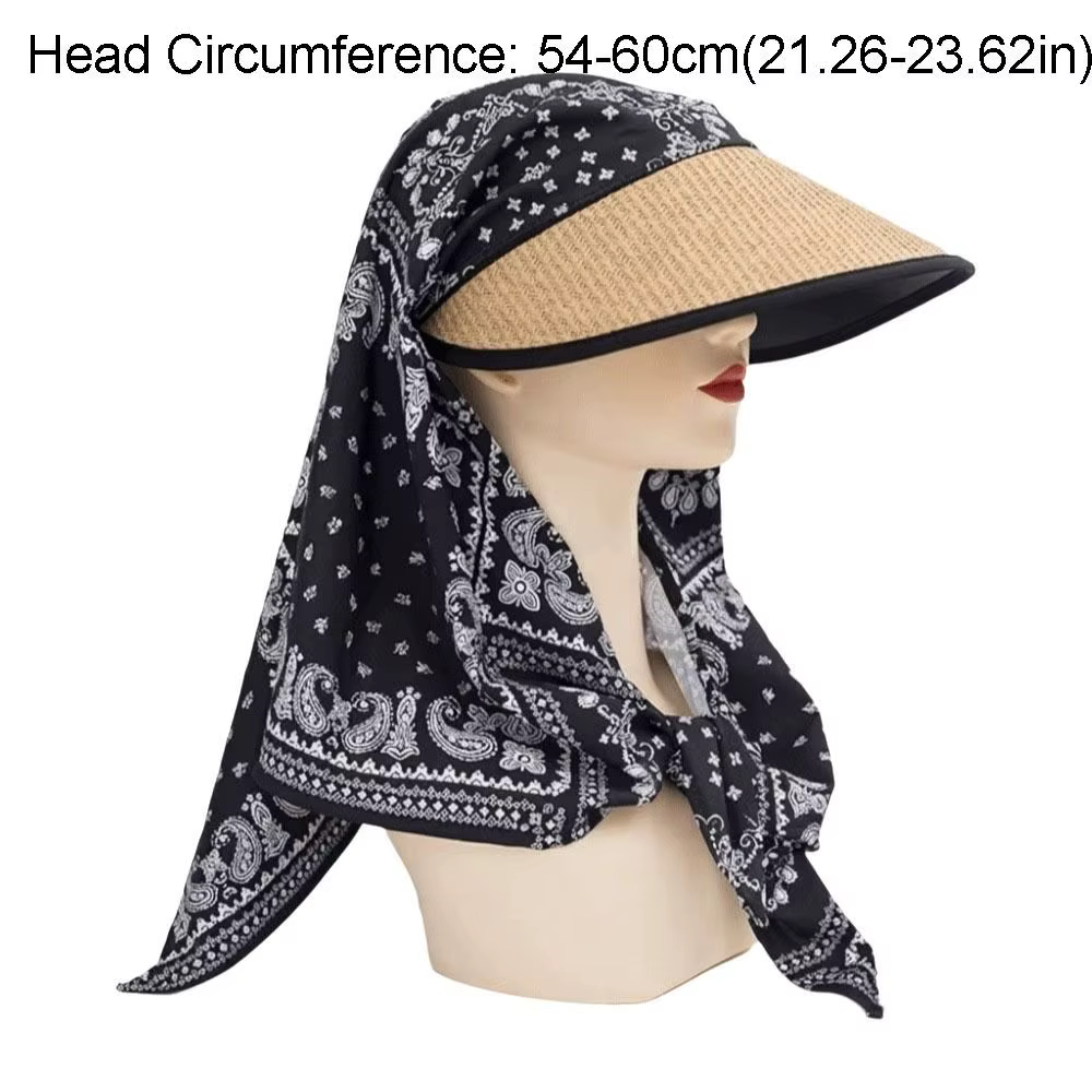 Casquette de baseball style coréen Y2K hip-hop avec foulard intégré