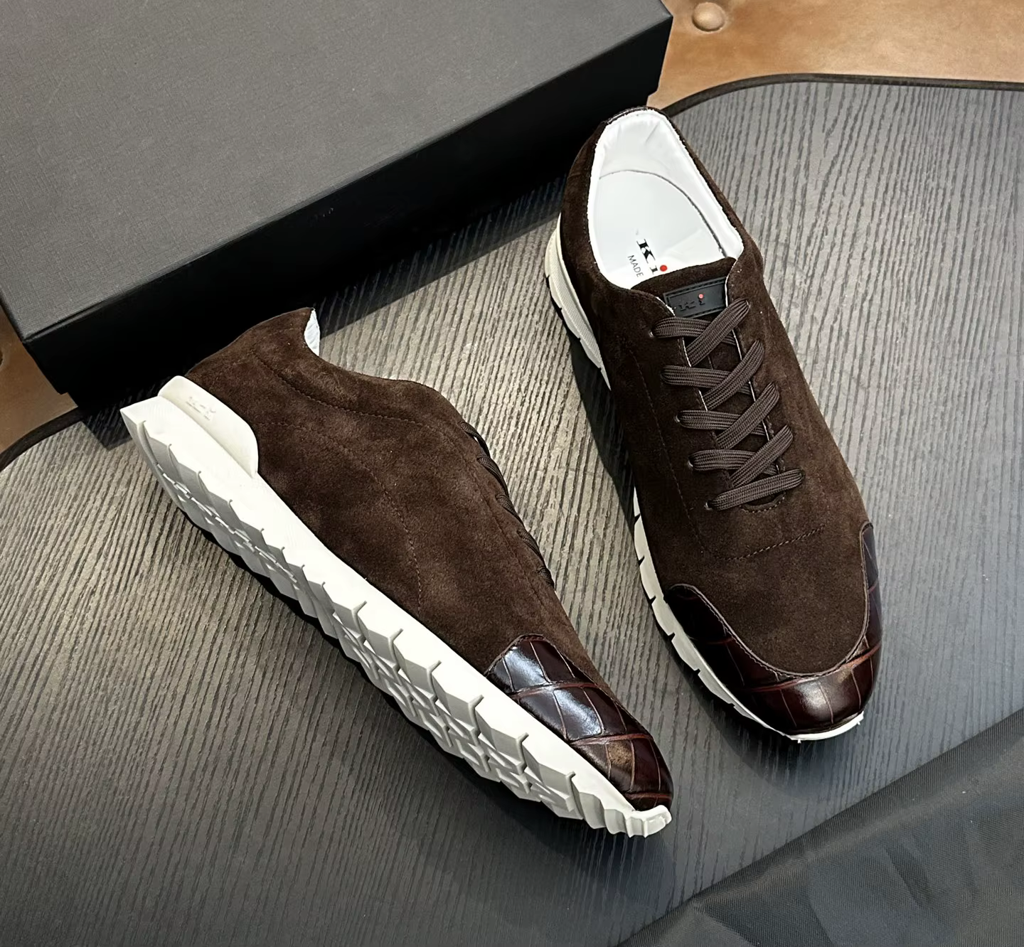 OECHSLI chaussures peau de vache 2026 nouvelles baskets de sport en plein air mode en cuir véritable de haute qualité hommes européens grande taille 38-47