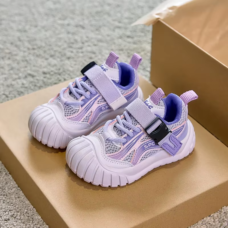 2025 nouvelle mode garçons filles chaussures de Tennis orteils coiffés confortables enfants baskets maille respirant