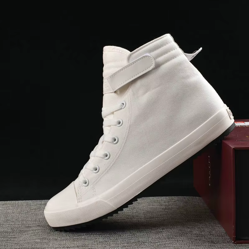 Baskets montantes en toile pour hommes