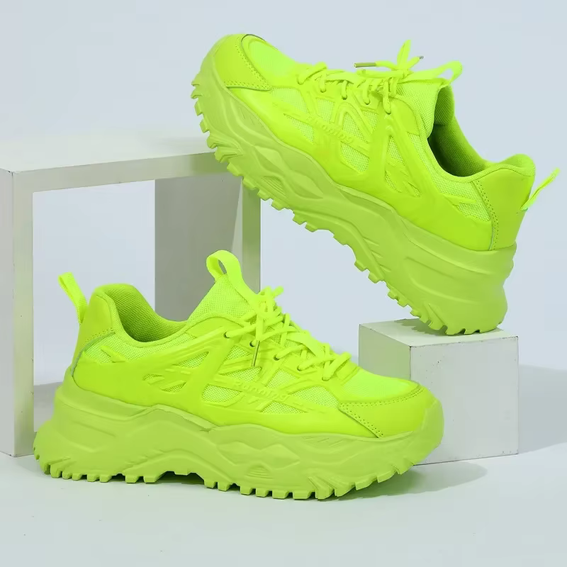 Chaussures de dehors à Plateforme Rose pour Femme