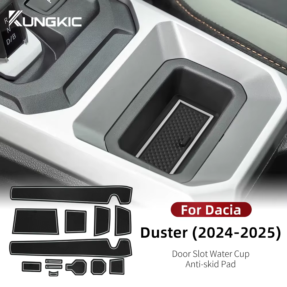 Tapis de fente antidérapant pour Dacia Duster 3 2024 2025, rainure de porte de voiture, garniture intérieure automobile, accessoires Dacia Duster3
