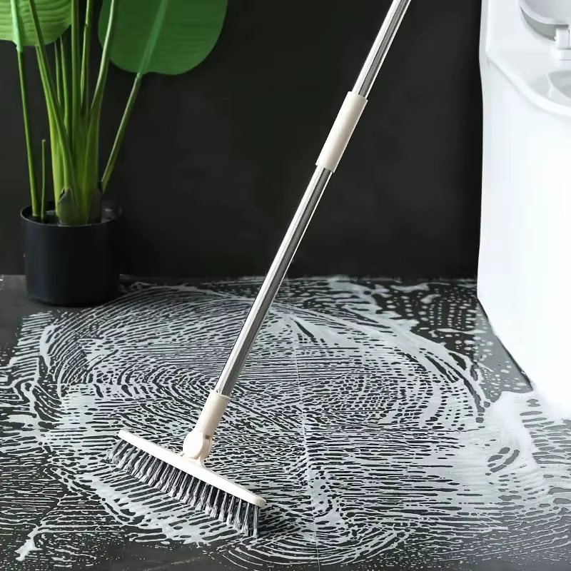 Brosse de sol pour la maison, brosse de couture pour carrelage de salle de bains, vadrouille pour crevases d'angle, sans espace mort, brosse pour carrelage à rainure