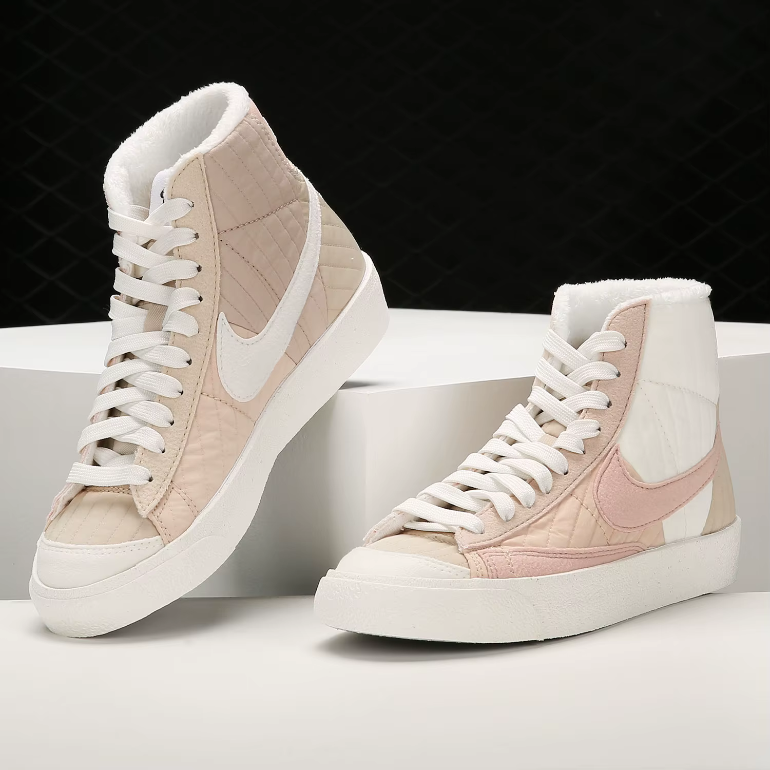 Nike officiel véritable BLAZER Pioneer chaussures de ville montantes pour femmes DO7445-261