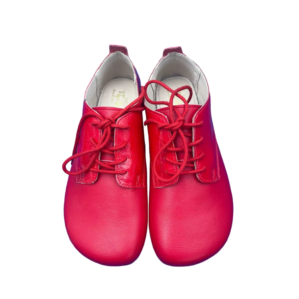 Tipsietoes 2025 printemps automne pieds nus en cuir véritable femmes Sneaker avec zéro goutte plat semelle souple plus large orteil boîte léger