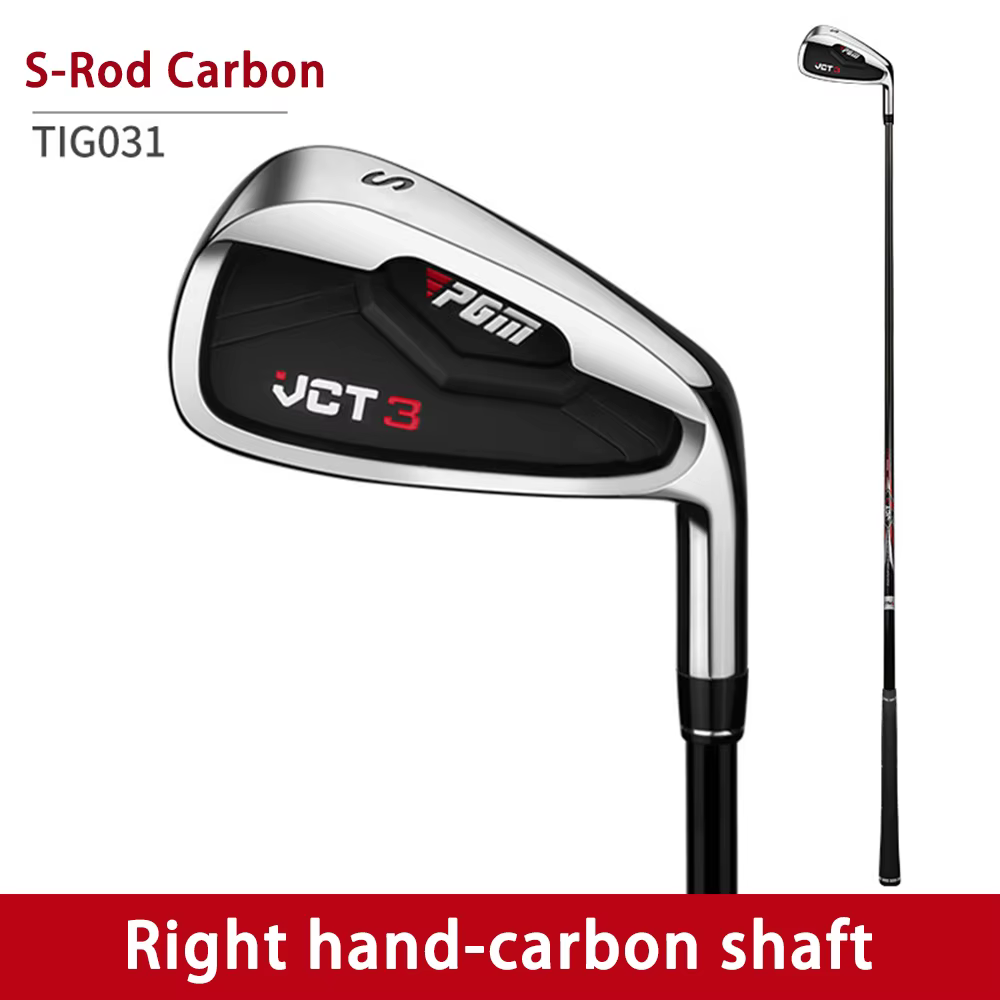 Fers de golf PGM (5, 6, 7, 8, 9, PW, S) avec tiges en graphite pour golfeurs droitiers – Flex S/R