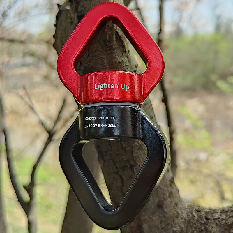 30KN accessoires de Yoga anneau universel anneau de cardan connecteur rotatif hamac rotatif balançoire Spinner corde connecteur pivotant