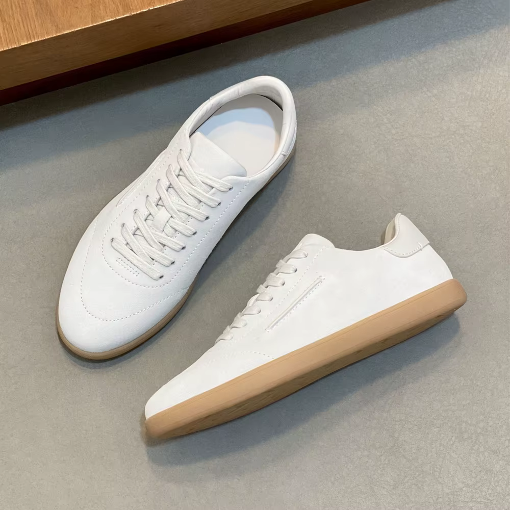 Nouvelles Chaussures Décontractées en Daim pour Hommes 2026 – Baskets Confortables à Semelle Plate pour le Quotidien