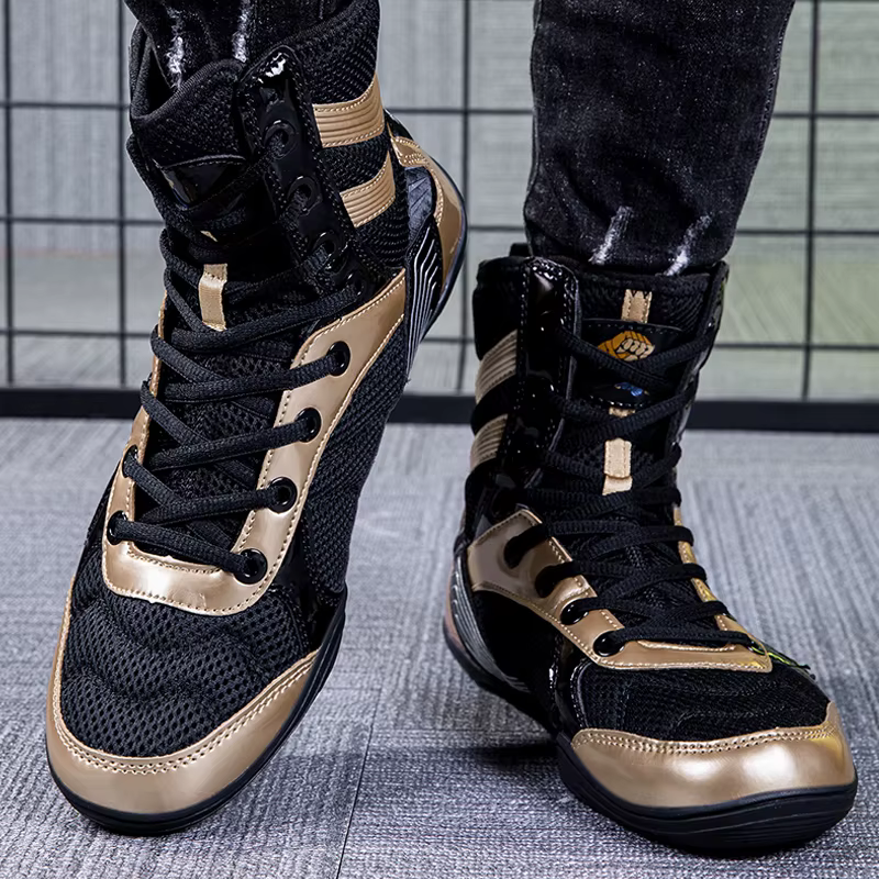 Chaussures de lutte antidérapantes