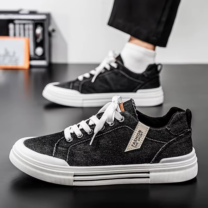 Chaussures en toile, chaussures de sport décontractées pour hommes