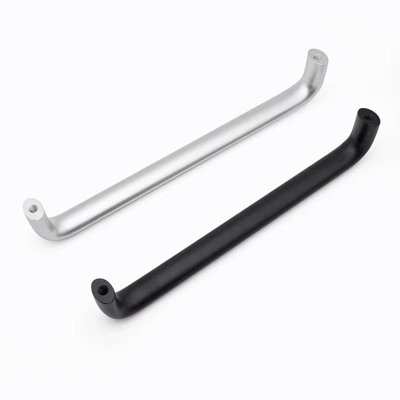 Poignées de tiroir de cuisine de style industriel pour meubles, armoire à chaussures, poignée de porte allongée en forme de U en alliage d'aluminium 300 mm