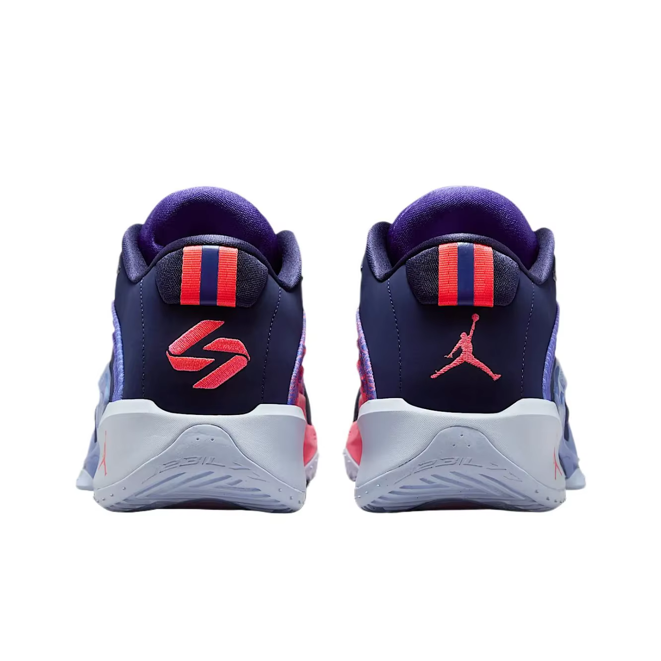 POIZON Jordan Luka 3 Chaussures de basket-ball basses à amorti pour hommes Violet FQ1285-500