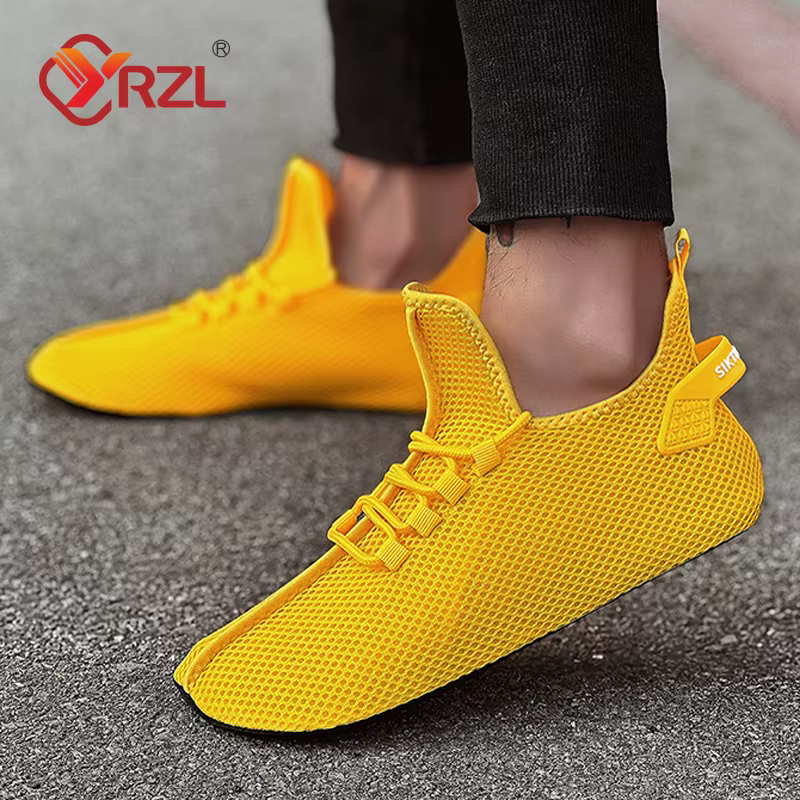 YRZL baskets hommes mode chaussettes course chaussures décontractées confortable haut
