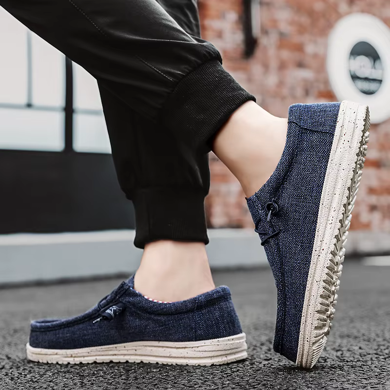 Marque hommes chaussures décontractées mode Denim toile